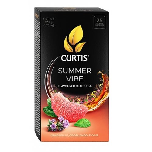 Curtis чай черный Summer Vibe, 25 пакетиков